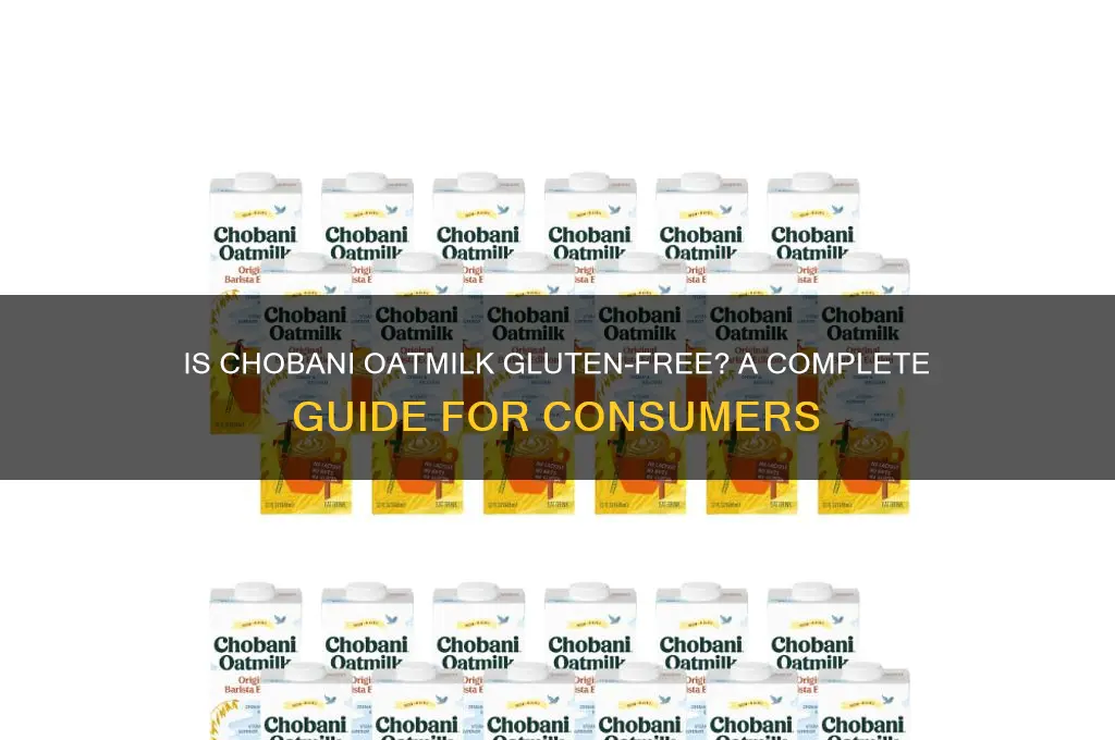 is chobani oatmilk gluten free