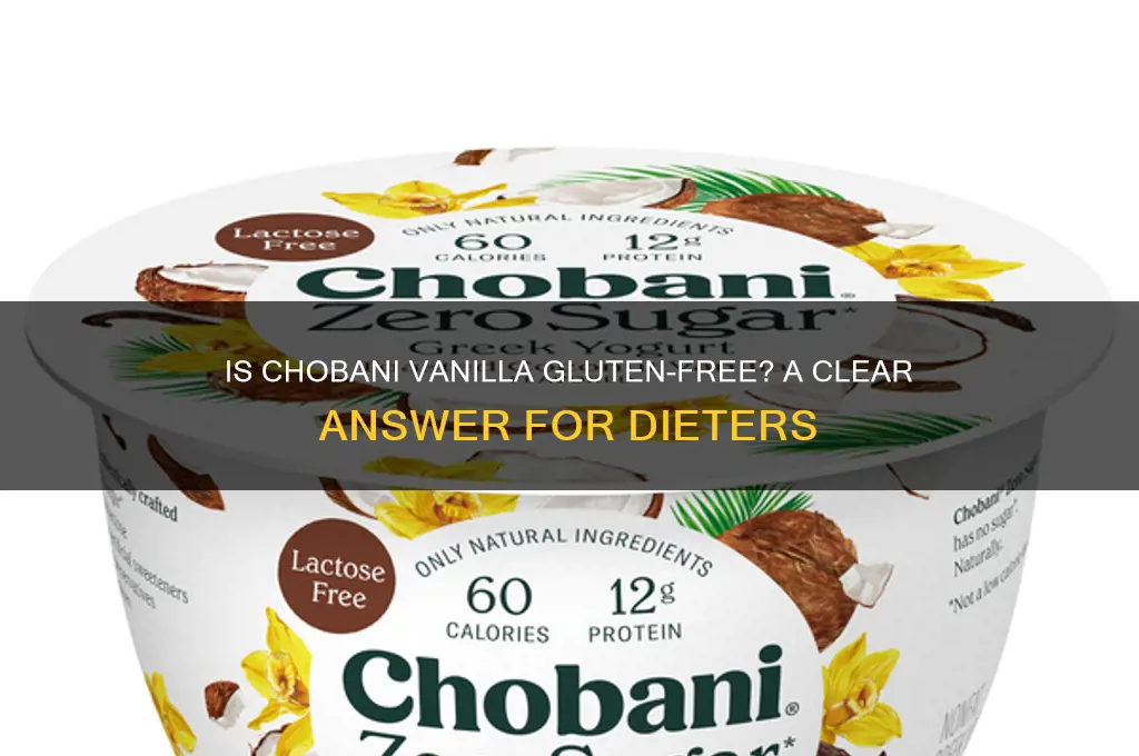 is chobani vanilla gluten free