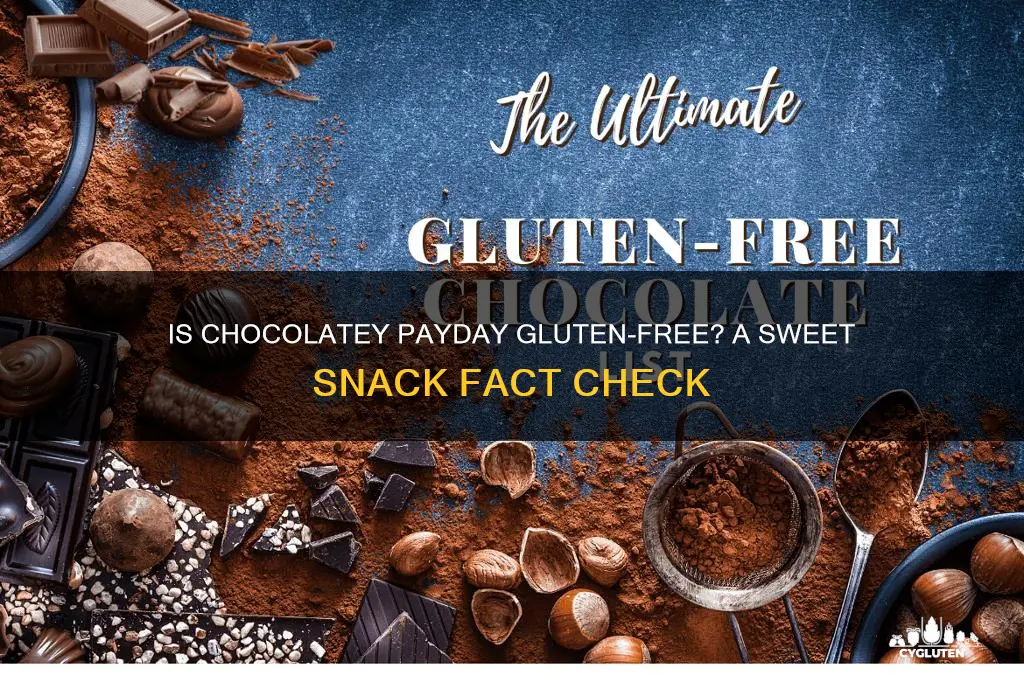 is chocolatey payday gluten free