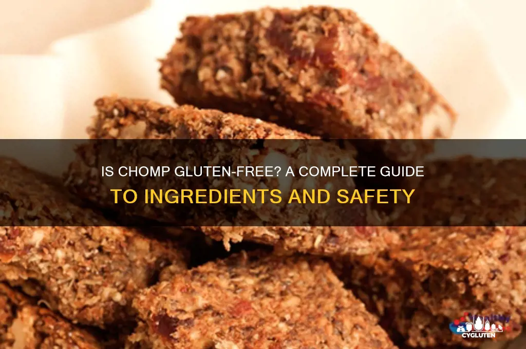 is chomp gluten free