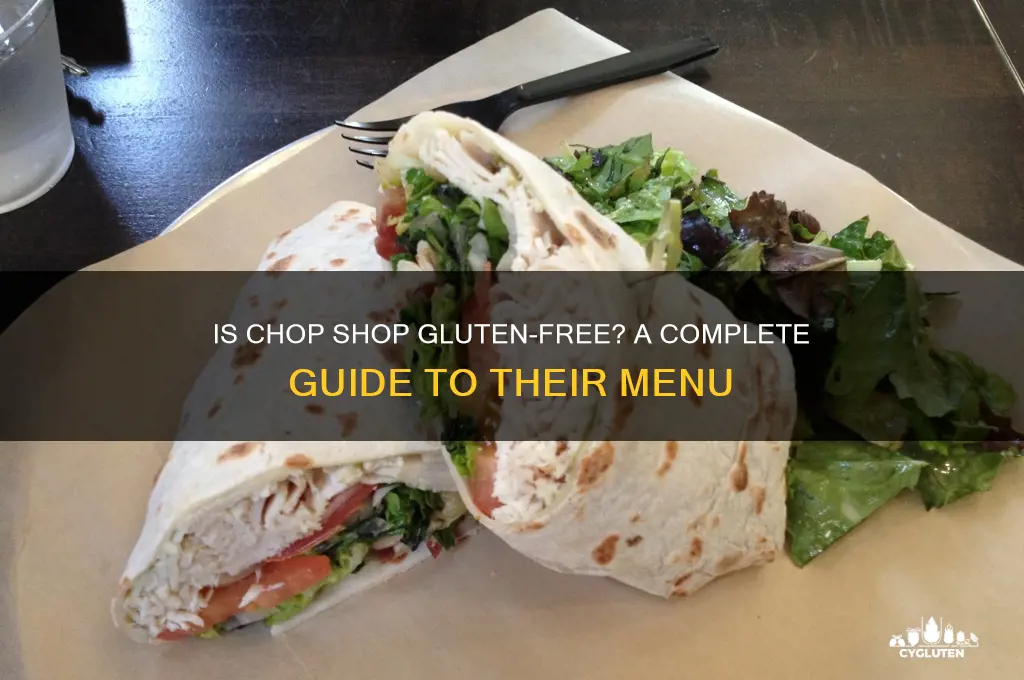 is chop shop gluten free