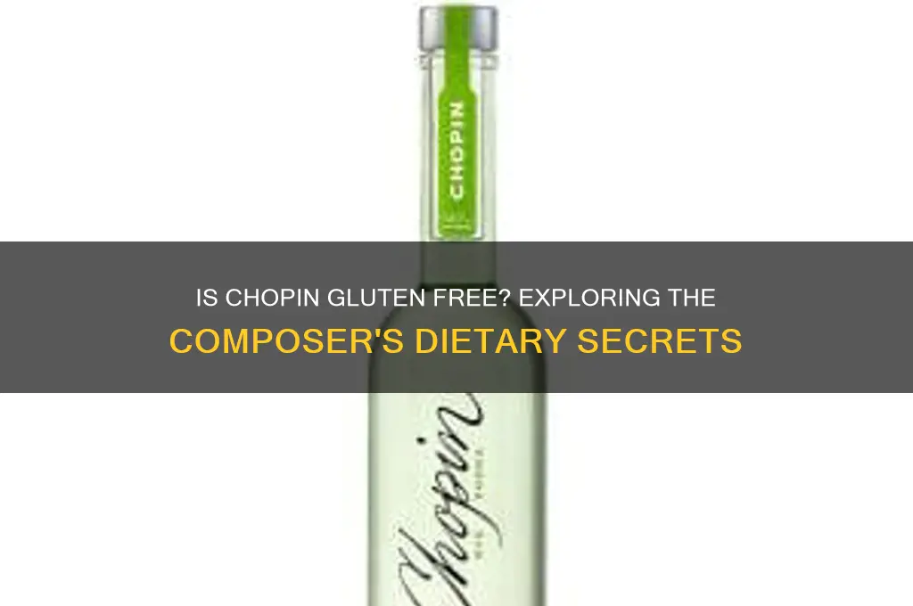 is chopin gluten free