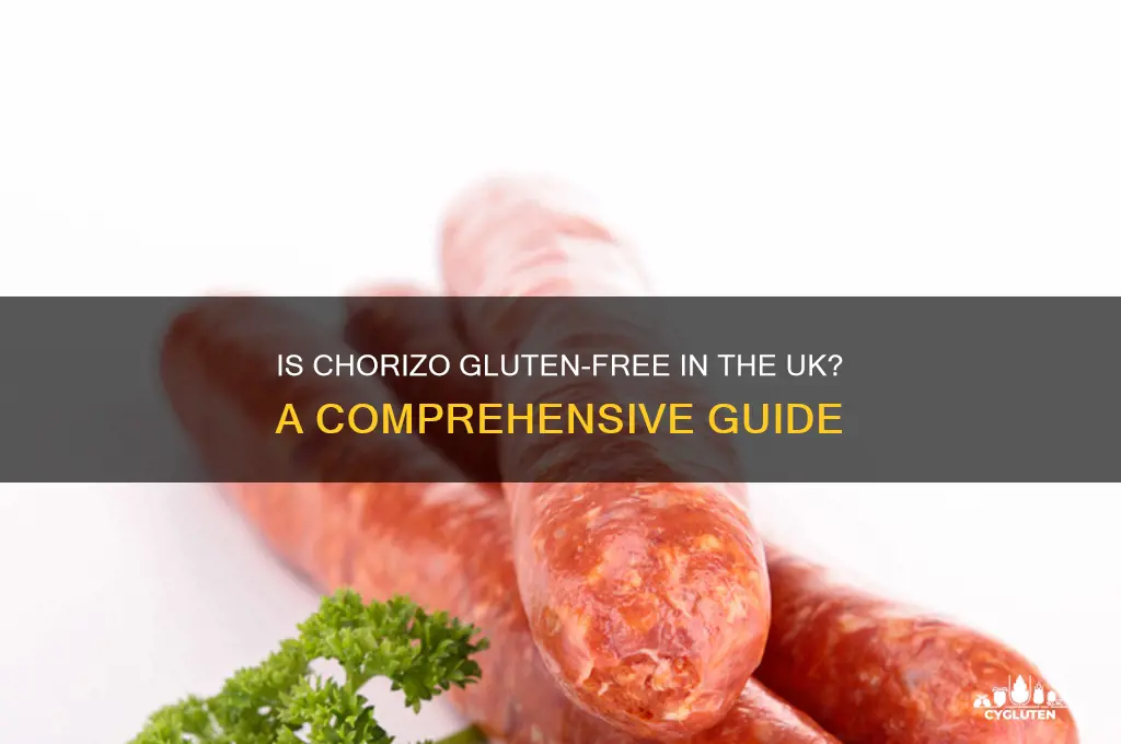 is chorizo gluten free uk