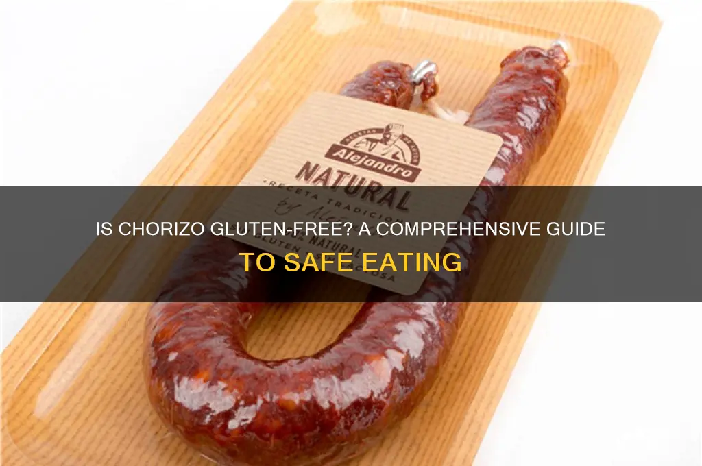 is chorizo gluten-free