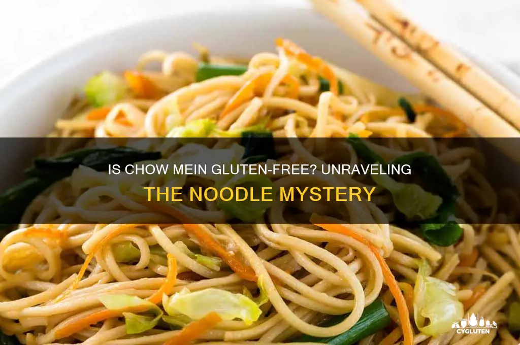 is chow mein gluten free