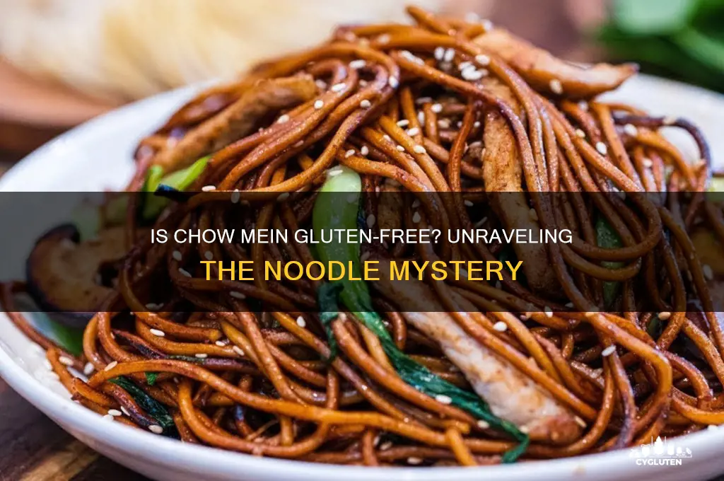 is chowmein gluten free