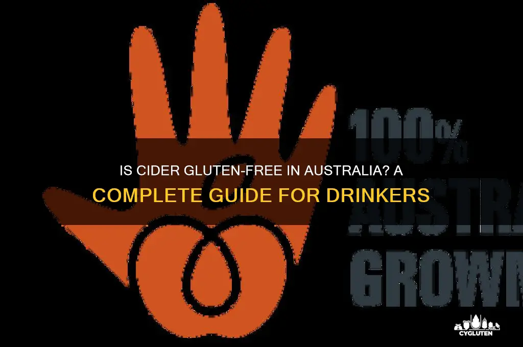 is cider gluten free australia