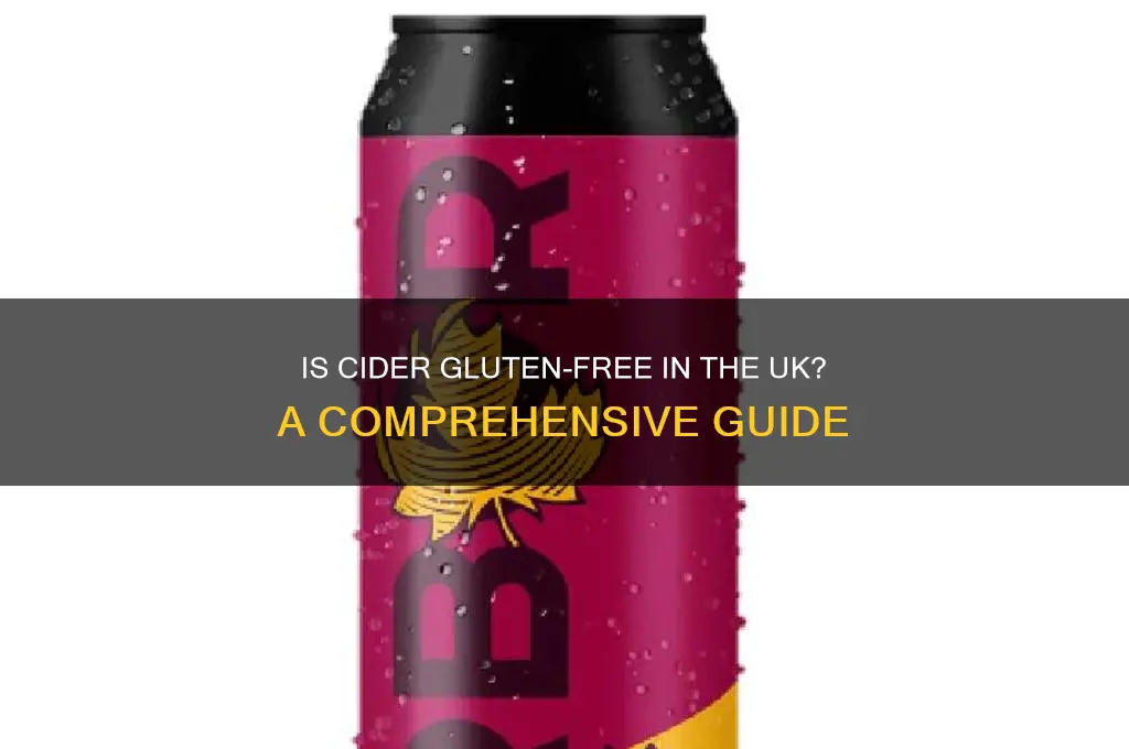 is cider gluten free uk