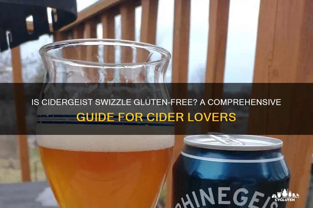 is cidergeist swizzle gluten free