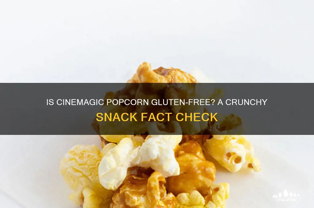 is cinemagic popcorn gluten free