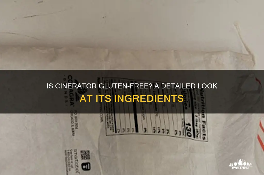 is cinerator gluten free