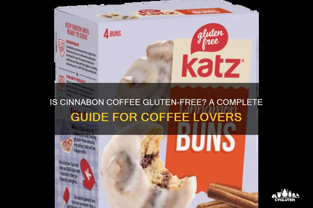is cinnabon coffee gluten free