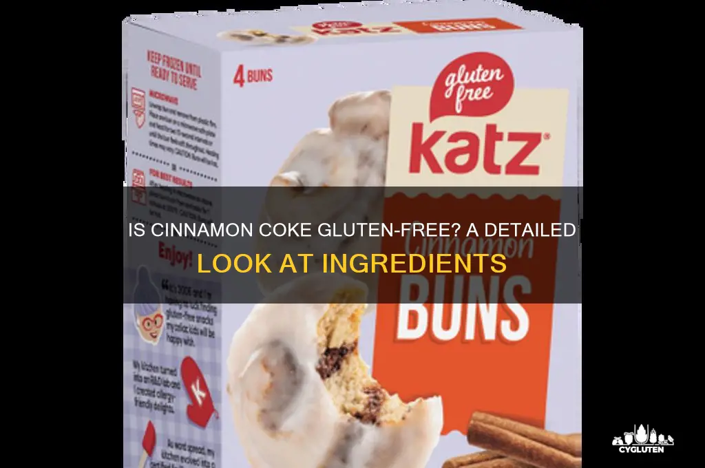 is cinnamon coke gluten free