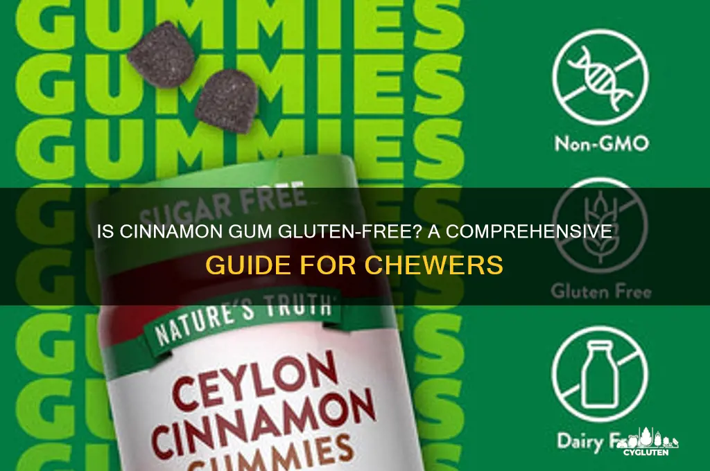 is cinnamon gum gluten free