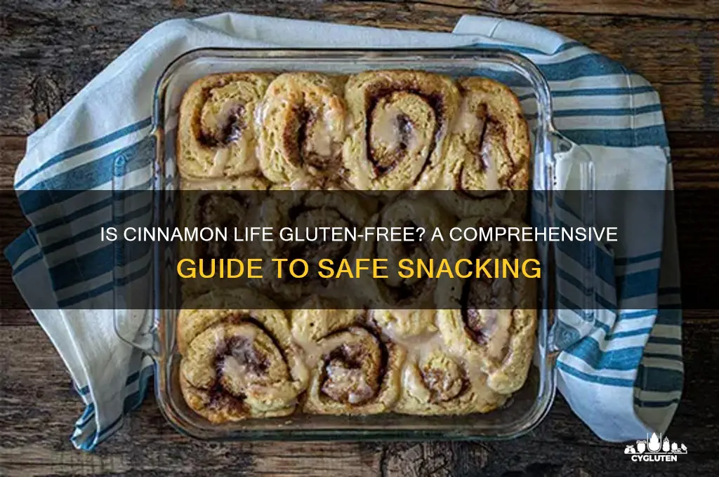 is cinnamon life gluten free