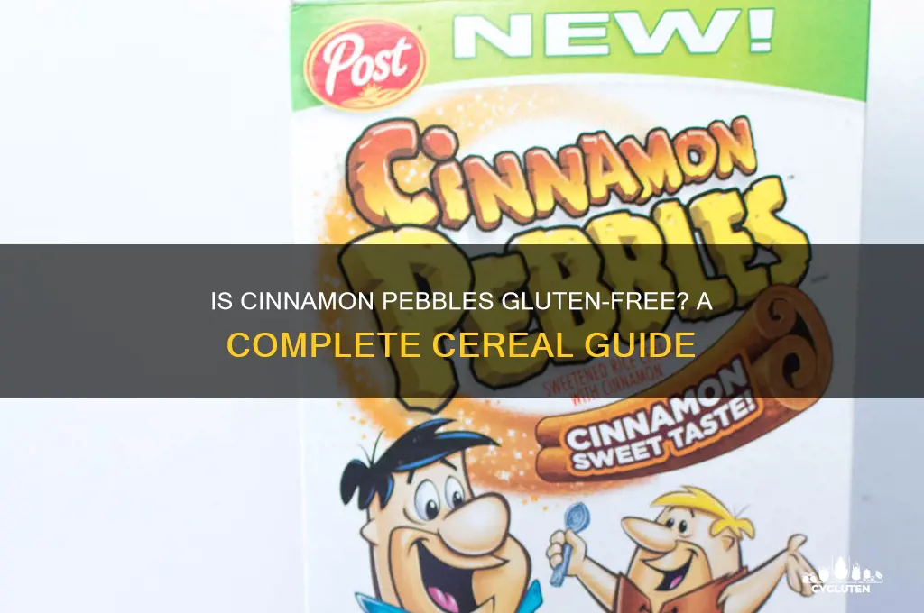 is cinnamon pebbles gluten free
