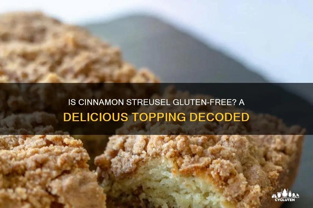 is cinnamon struesel gluten free