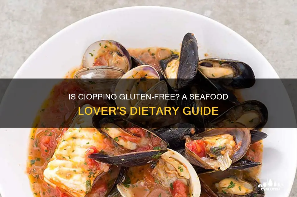 is cioppino gluten free