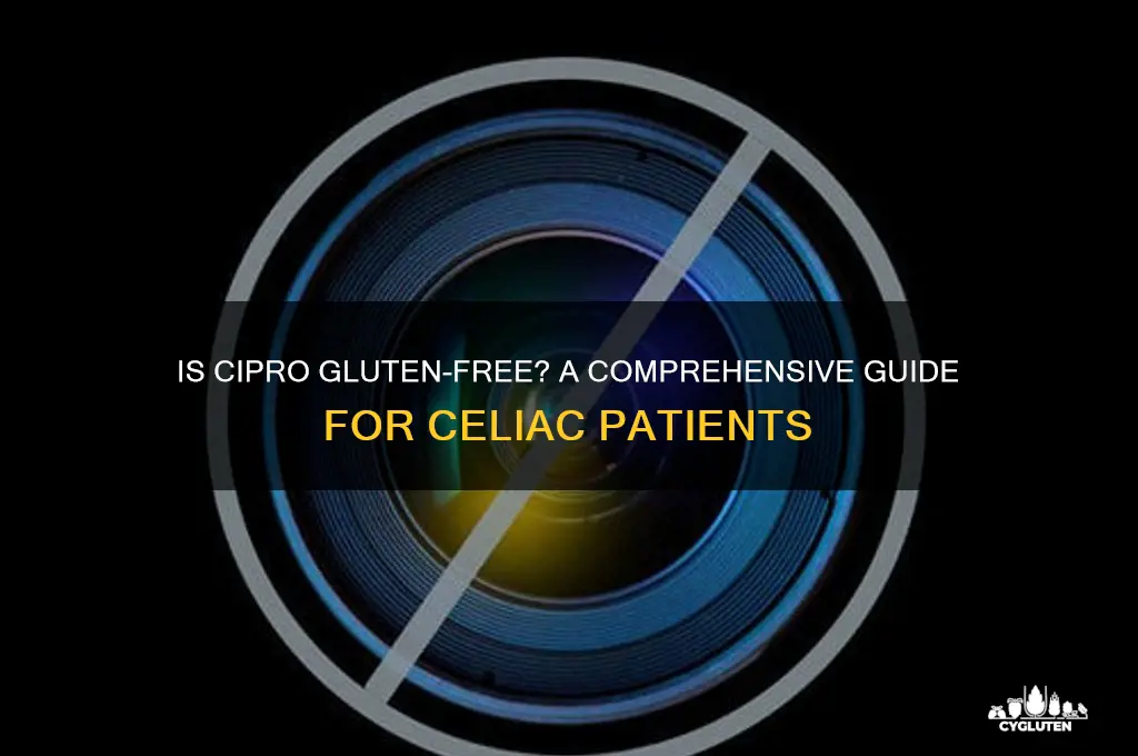 is cipro gluten free