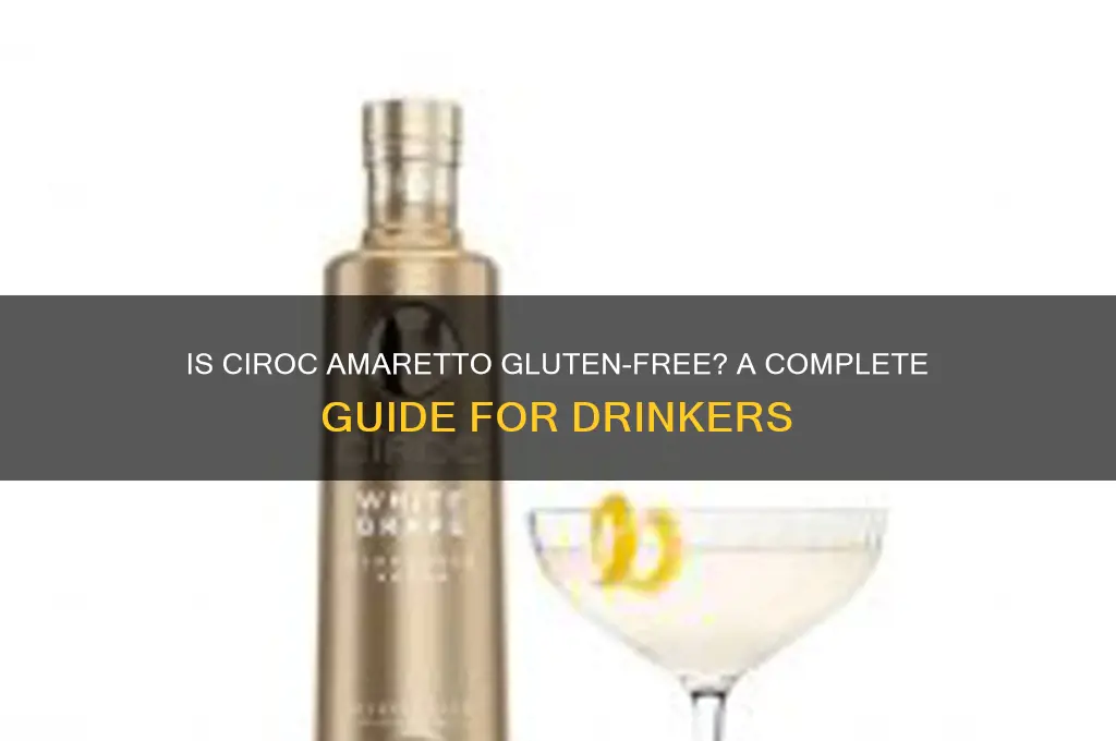 is ciroc amaretto gluten free