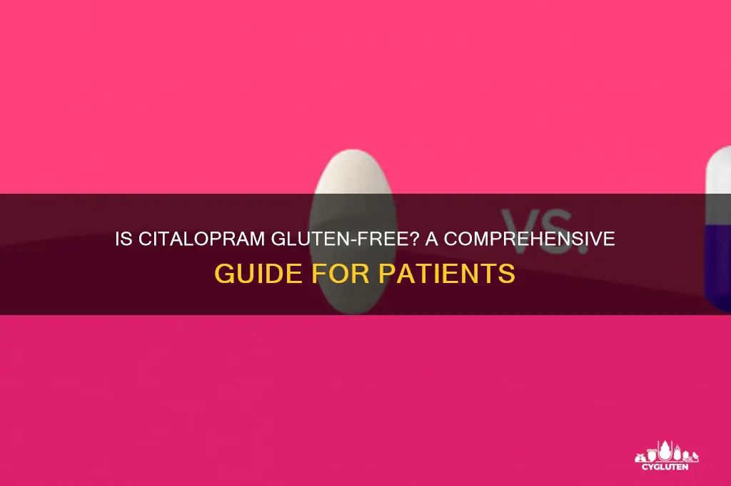 is citalopram gluten free