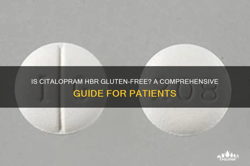 is citalopram hbr gluten free