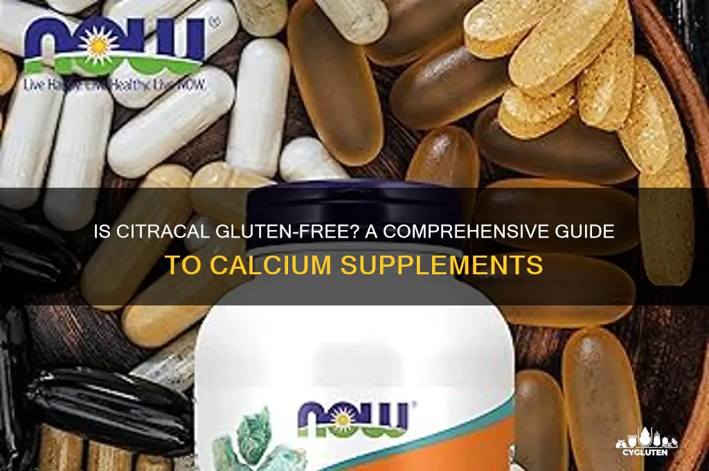 is citracal gluten free