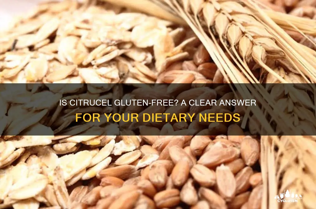 is citrucel gluten-free