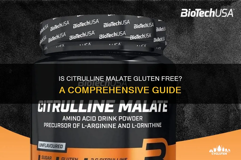 is citrulline malate gluten free