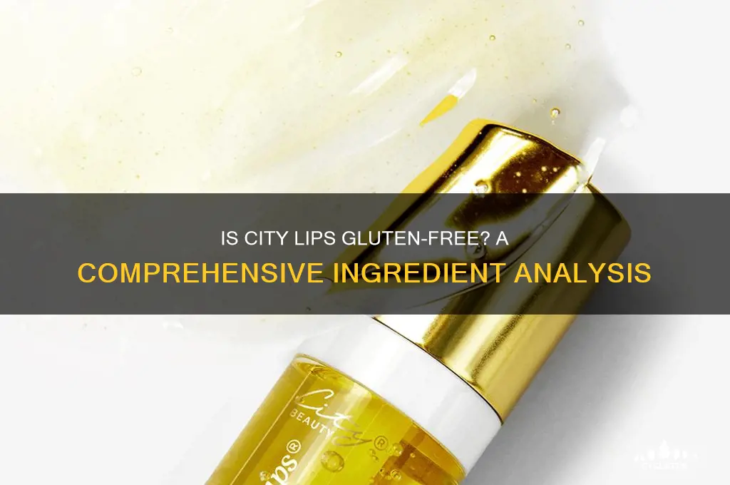 is city lips gluten free