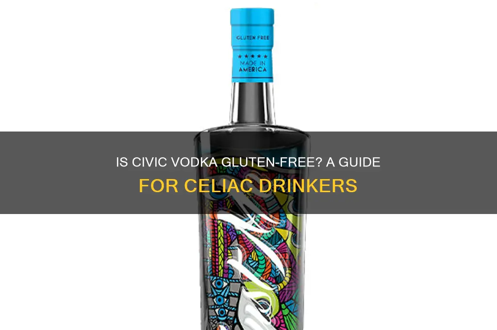 is civic vodka gluten free