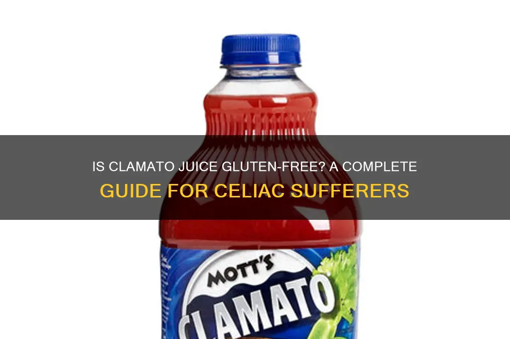 is clamato juice gluten free
