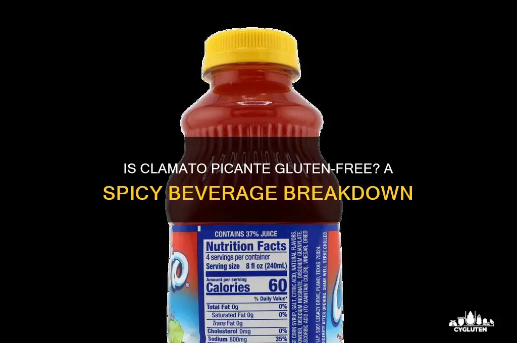 is clamato picante gluten free