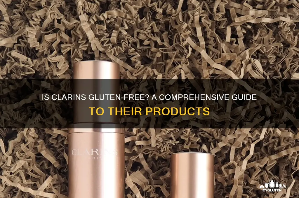 is clarins gluten free
