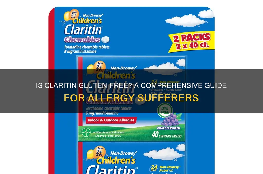 is claritin gluten free