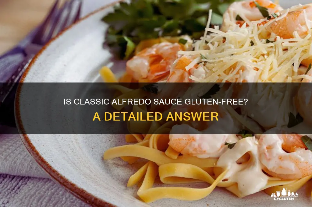 is classico alfredo gluten free