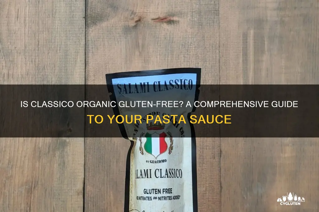 is classico organic gluten free