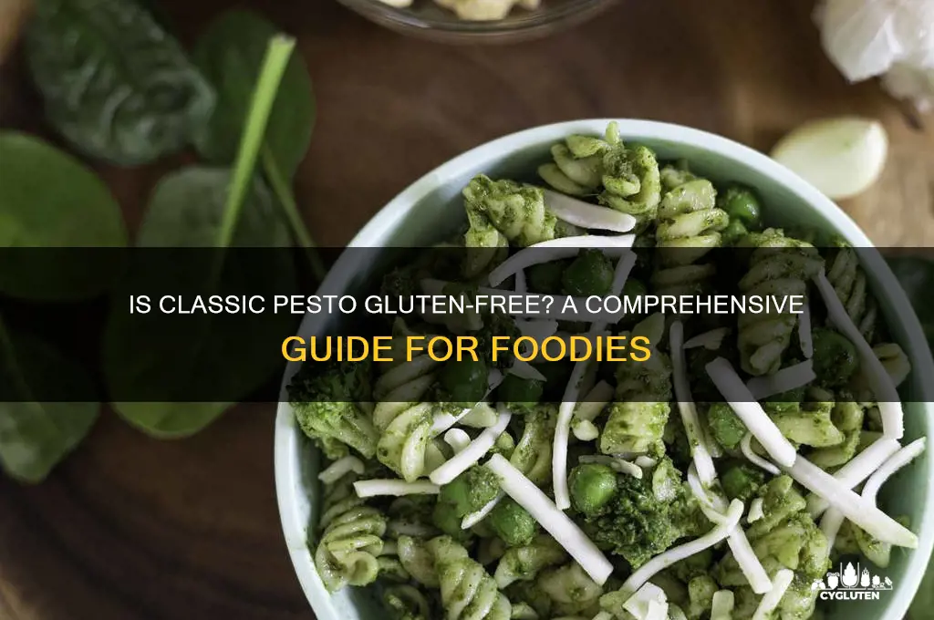 is classico pesto gluten free