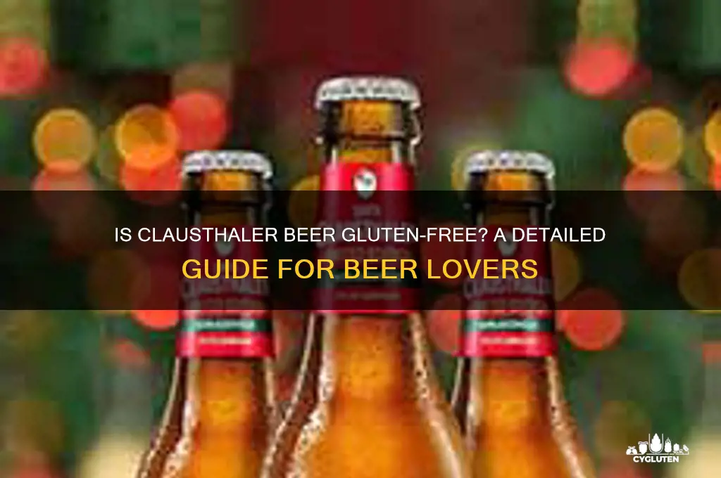 is clausthaler beer gluten free