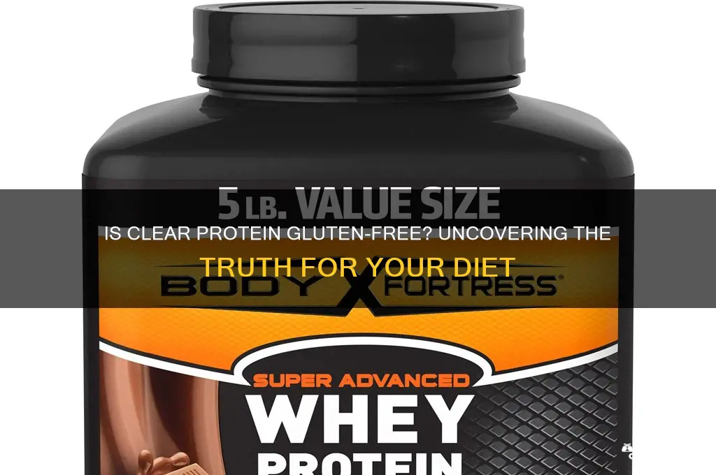 is clear protein gluten free