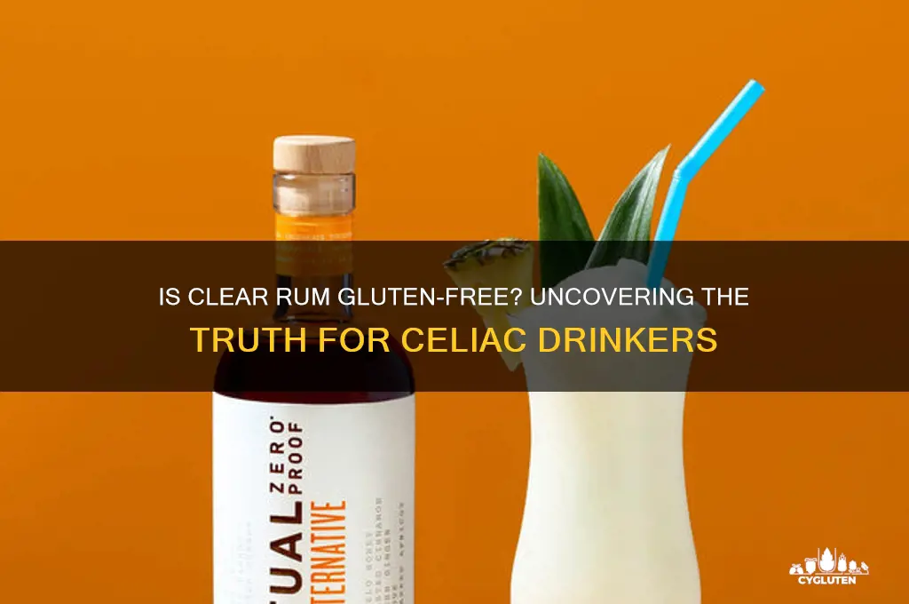is clear rum gluten free