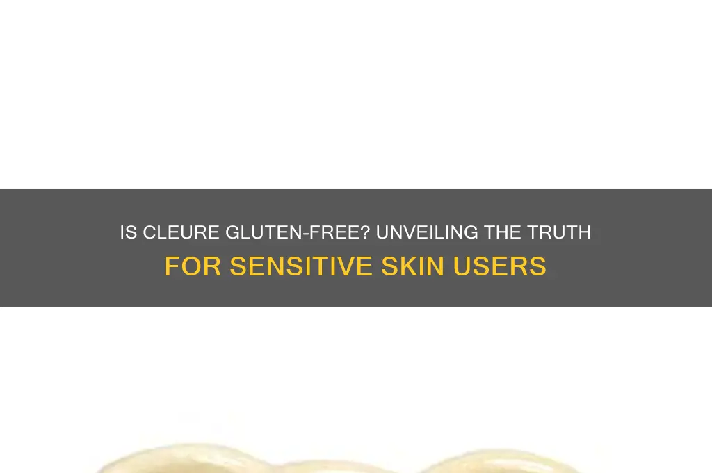 is cleure gluten free
