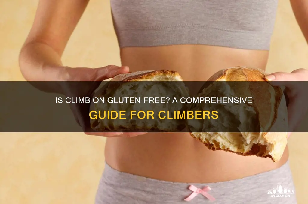 is climb on gluten free