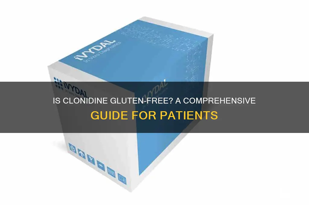 is clonidine gluten free