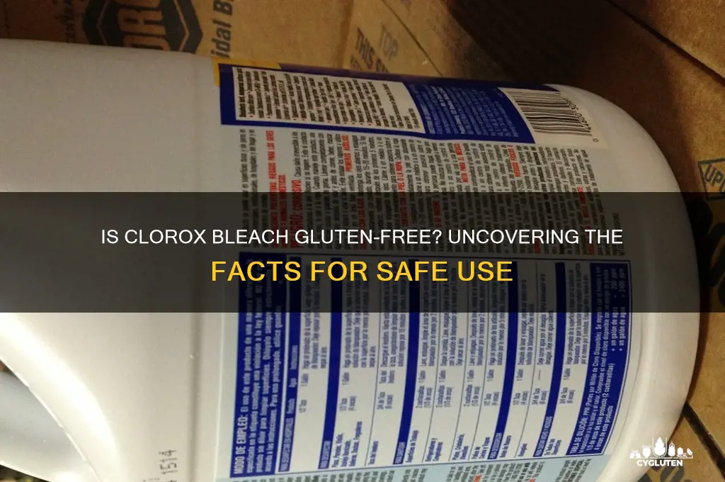 is clorox bleach gluten free