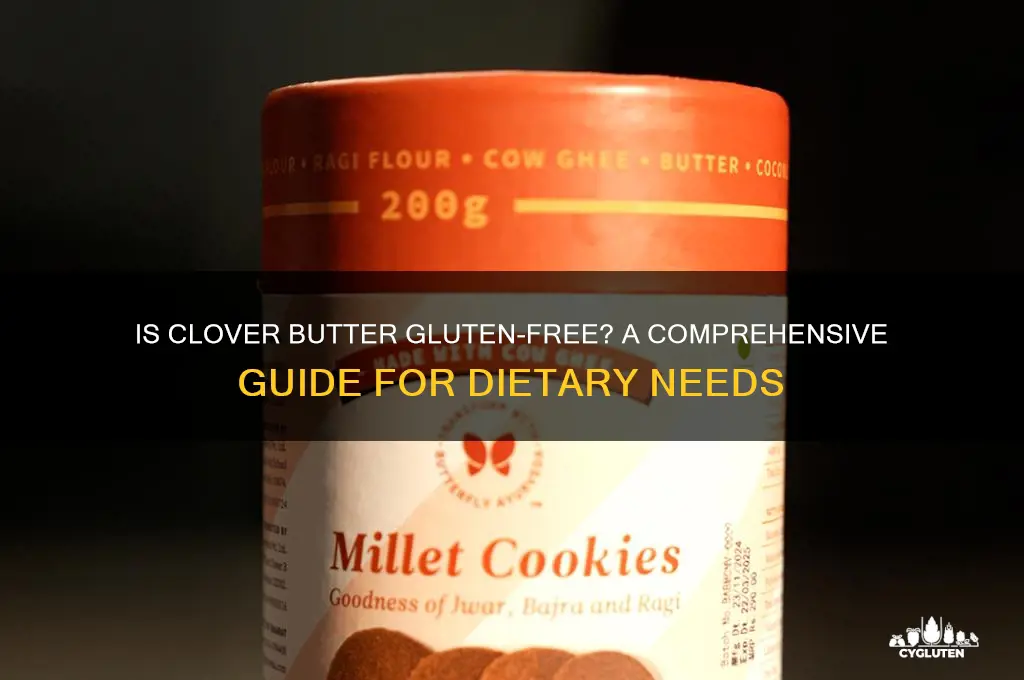 is clover butter gluten free