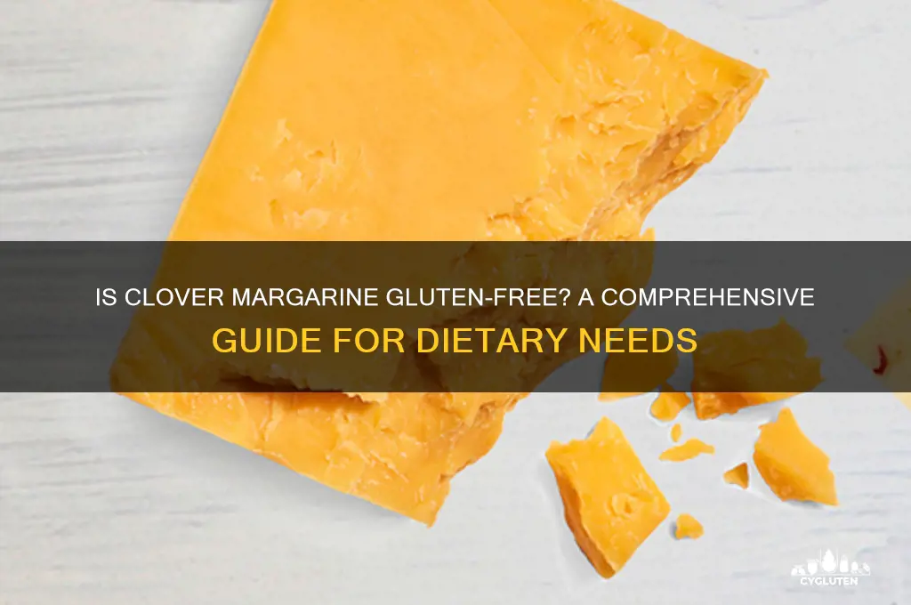 is clover margarine gluten free