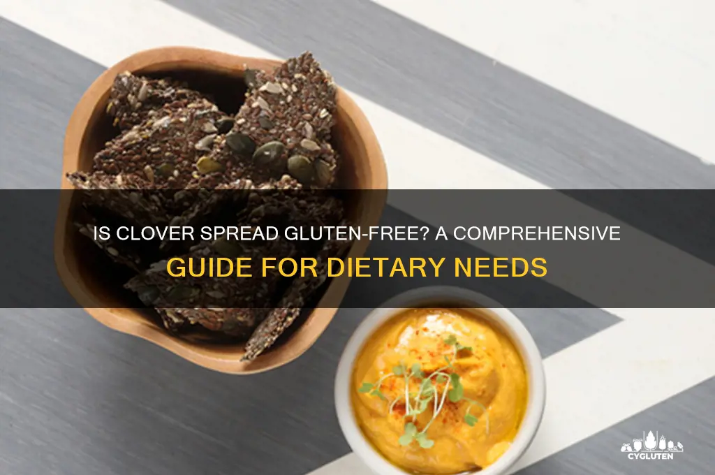 is clover spread gluten free