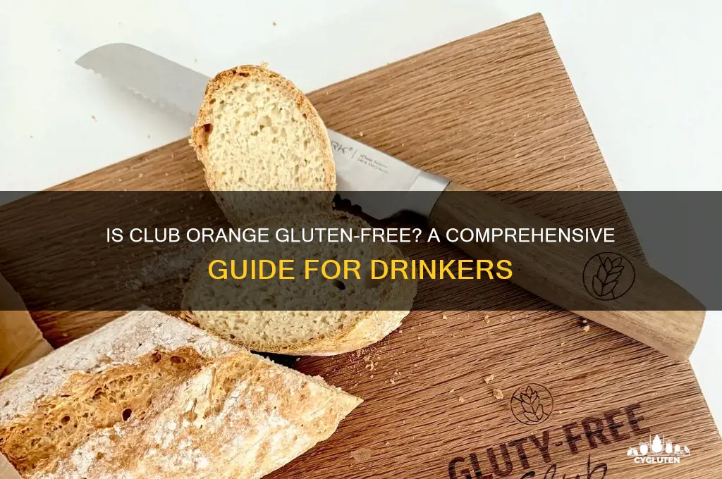 is club orange gluten free