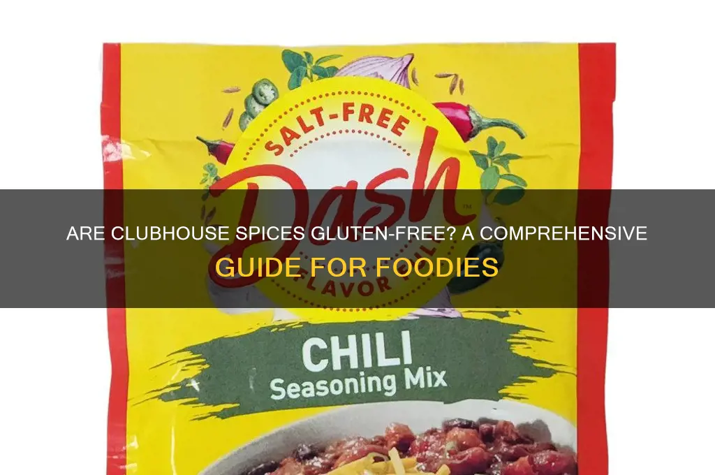 is clubhouse spices gluten free
